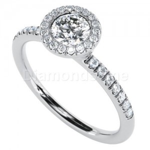 טבעת אירוסין דגם "איוונה" בזהב לבן